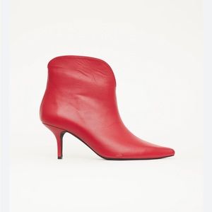 Anine Bing Boots Red Annabelle